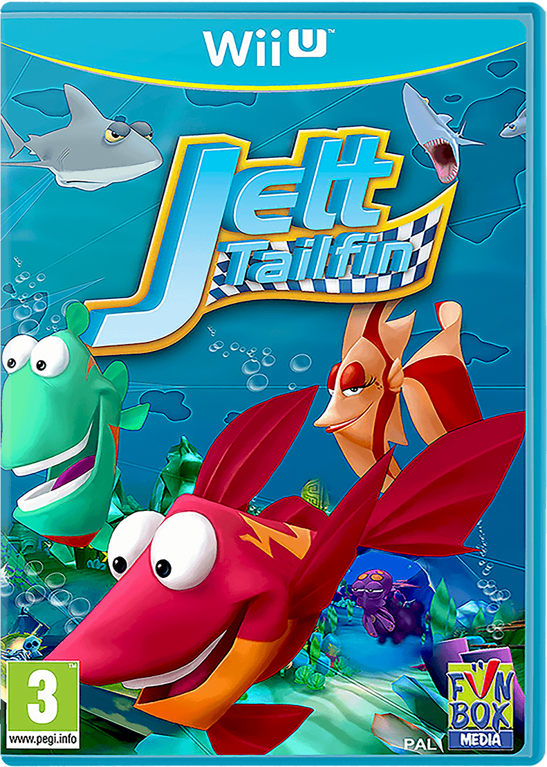 Jett Tailfin box art for Wii U